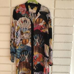 CITRON Silk Long Shirt